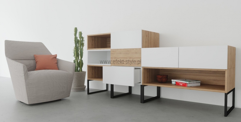 Stelaż wąski średni do modułów komód/donic   HXS02 - 45x43x45h