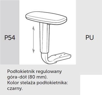 P54 PU czarny