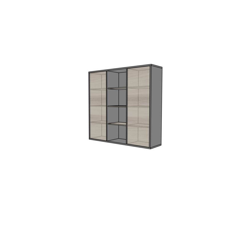 Szafa biurowa EVZ24 "push to open"  160x43x154h