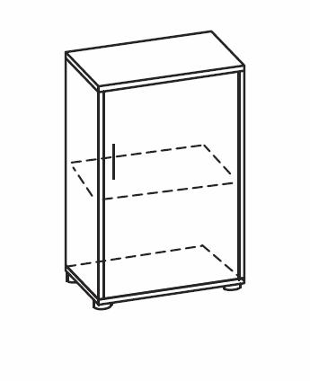Szafa STATUS PROSTY G0701M - 50x38x75h