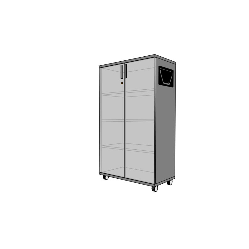 Szafka mobilna TORO TS63 LACOBEL 80x43x140h