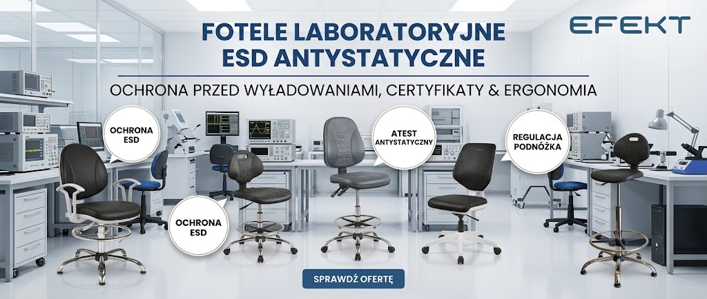 baner fotele laboratorynje ESD