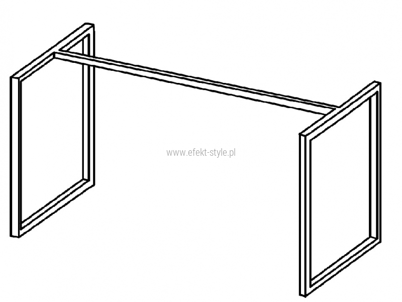 Stelaż szeroki średni do modułów komód/donic  HXS05 - 90x43x45h