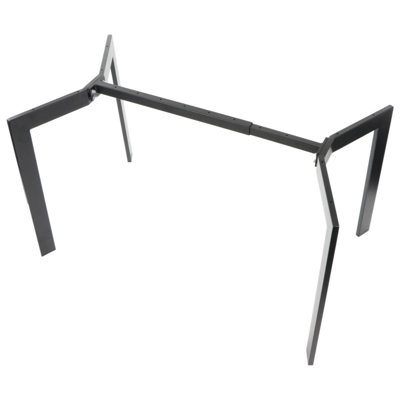 Stelaż metalowy do stołu/biurka NY-HF05RB/B z regulacją długości belki 105-145x szer. 78x wys. 72,5 cm, kolor czarny