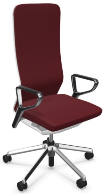 Fotel ergonomiczny sędziowski i gabinetowy wysoki YouTEAM bez zagłówka