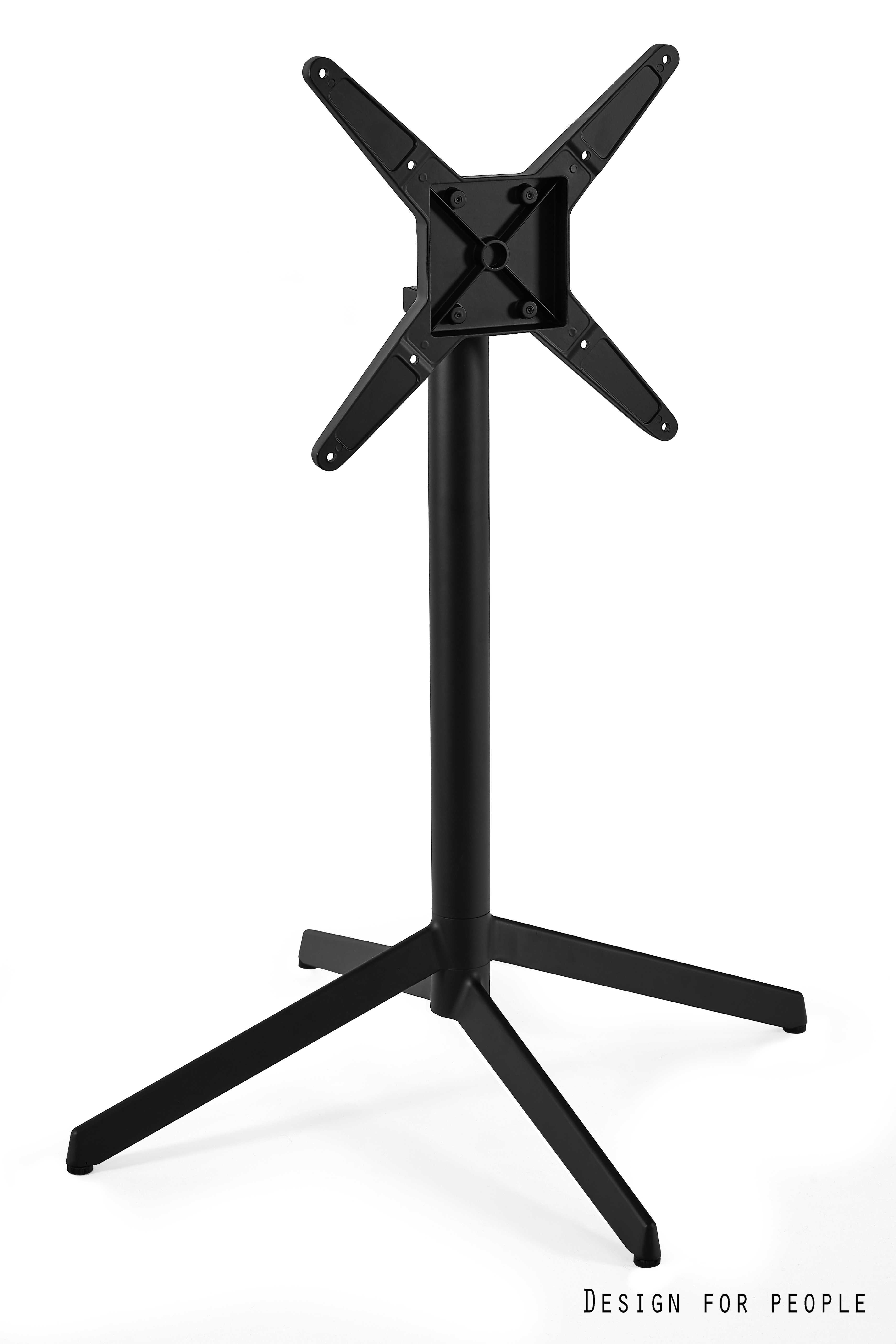NEXUS Podstawa uchylna do stolika czarna; wysokość 73 cm