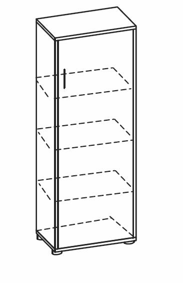 Szafa STATUS PROSTY G0401M - 50x38x130h