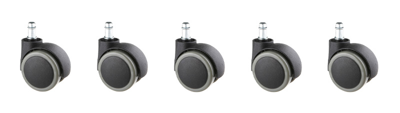 Kółka miękkie gumowane CT60-391G / 5szt