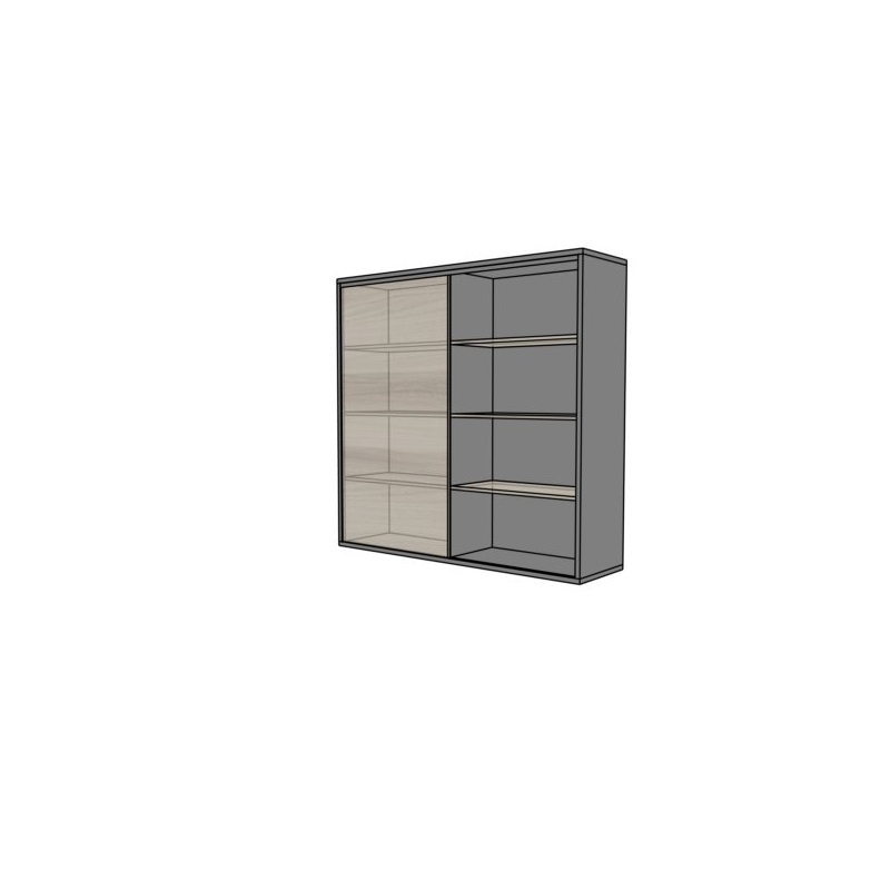 Szafa biurowa EVZ18 drzwi przesuwne 160x43x154h