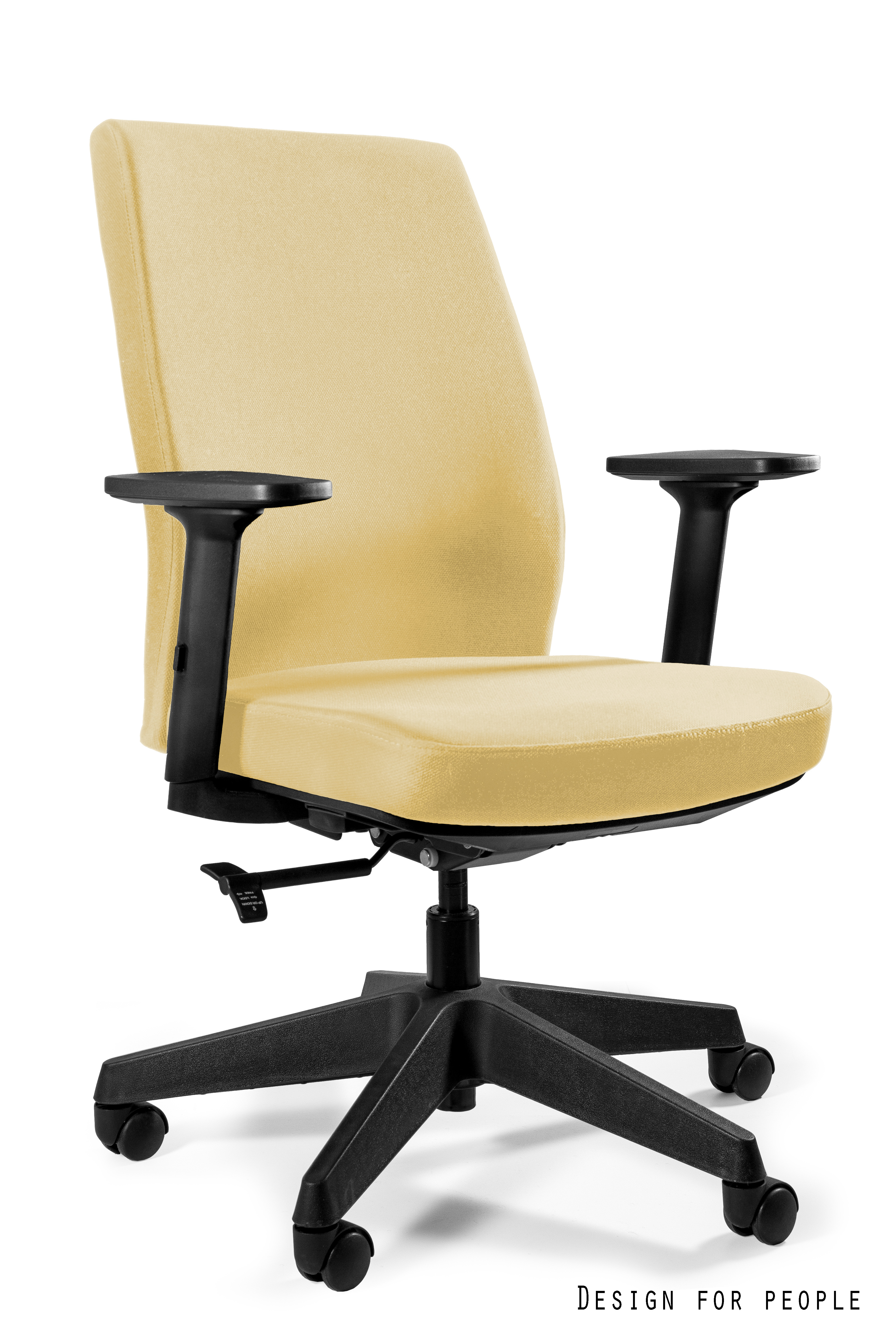 Fotel obrotowy WORK z atestem do pracy 24/7 - BL407 BUTTERCUP