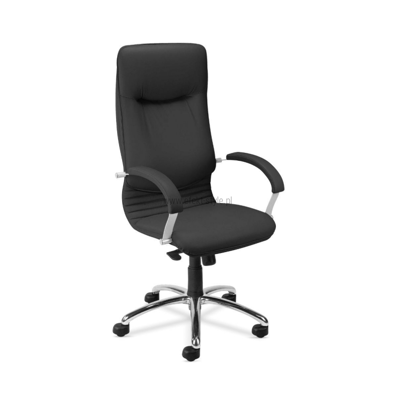 Fotel Gabinetowy Obrotowy Nova ST44 Polerowane aluminium