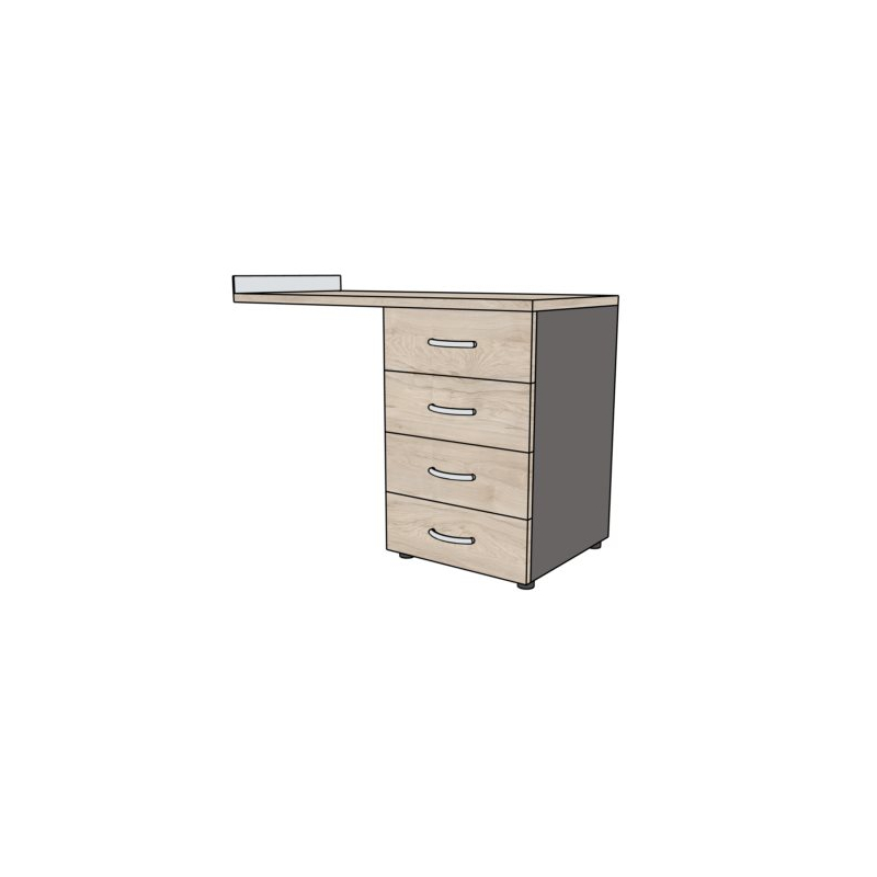 Kontener z dostawką PRIMUS PB58 100x45x70h