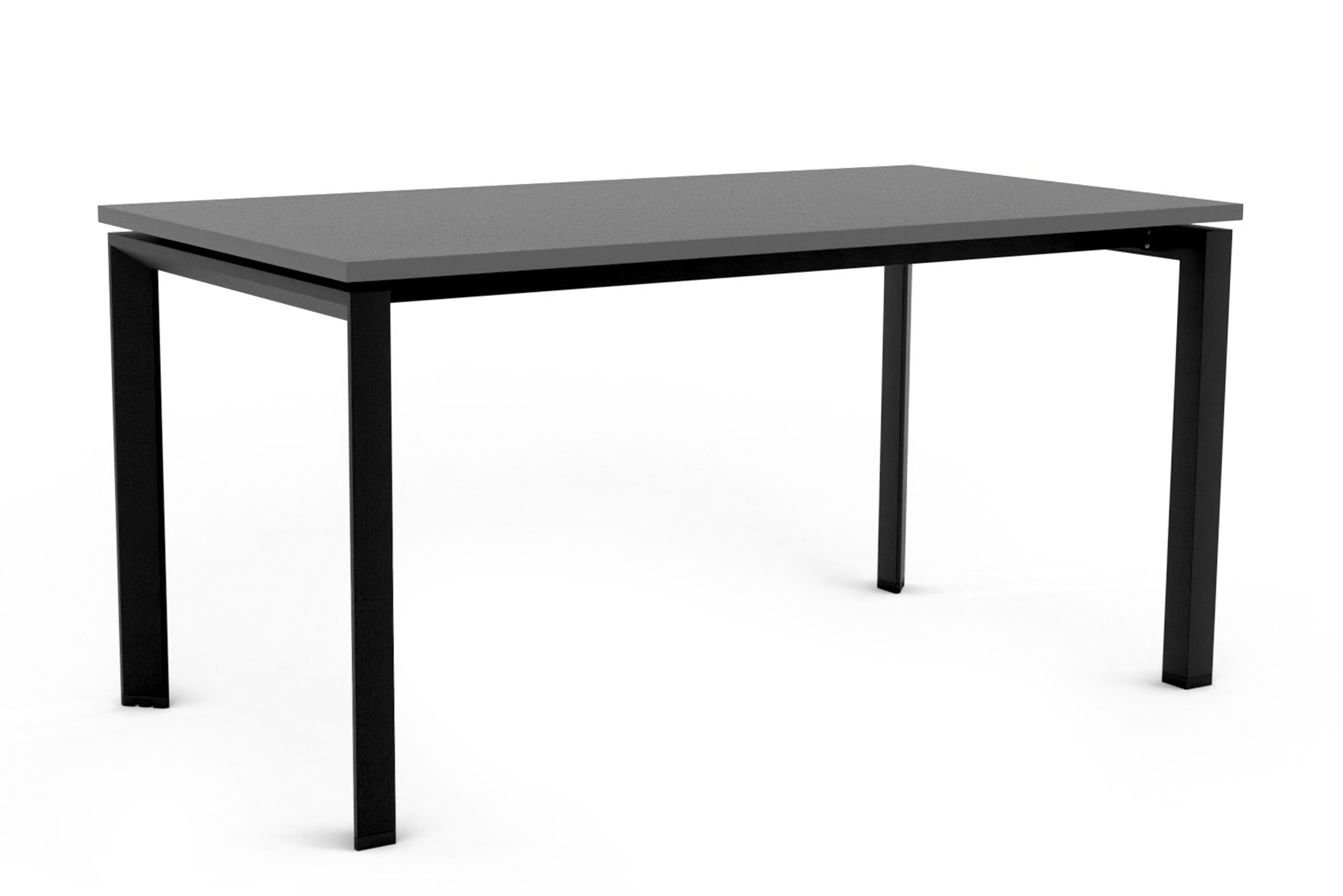 Biurko / Stół PASON Manager Desk 150 x 80 cm – Blat Antracyt / Czarny Stelaż