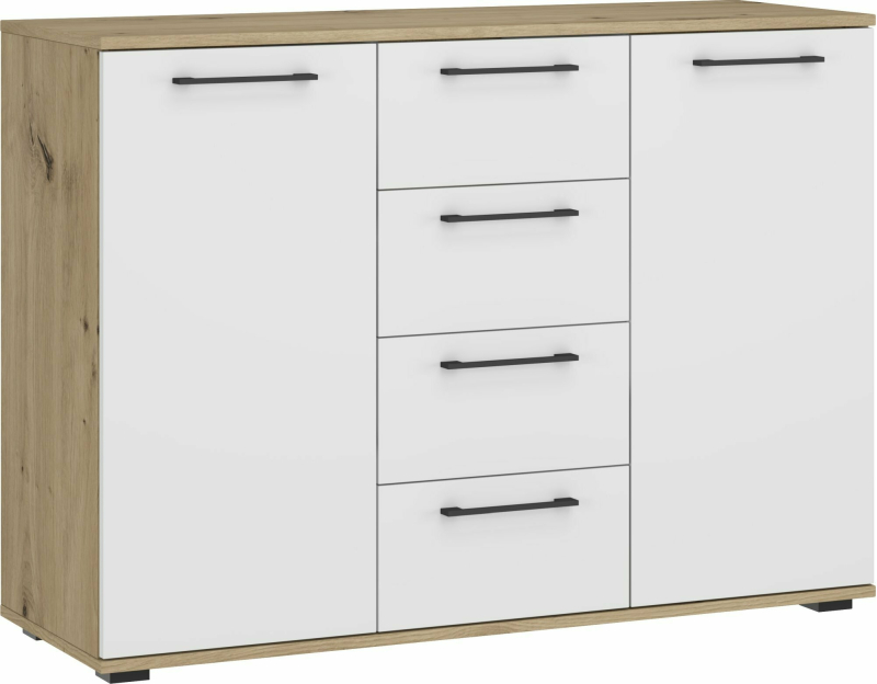 KOMODA KM-2 dąb artisan/biały - FORMO system szaf modułowych