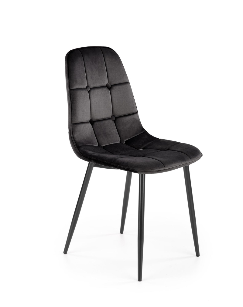 K417 krzesło czarny velvet