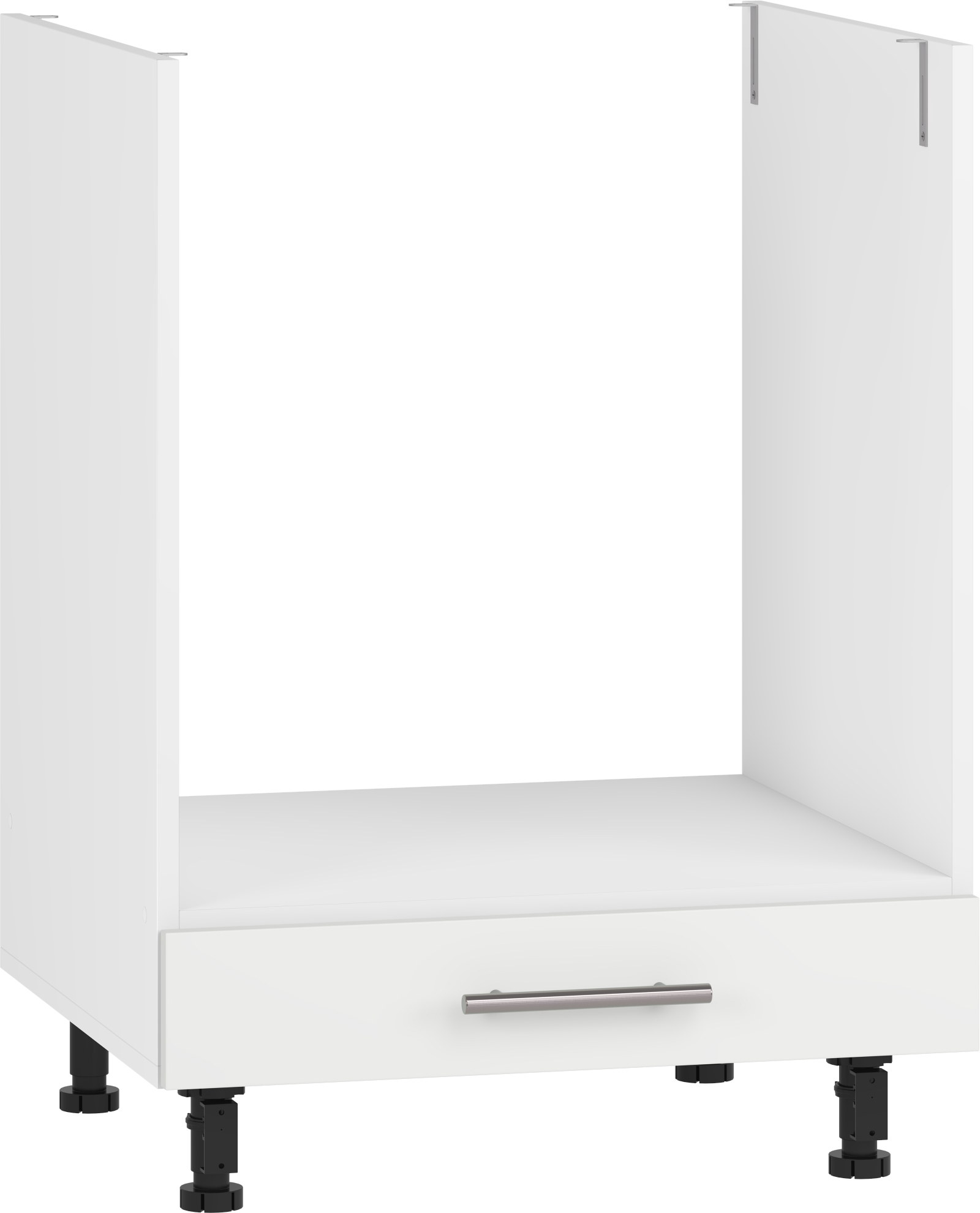 VENTO DP-60/82 szafka dolna pod zabudowę piekarnika front: biały mat - szuflada
