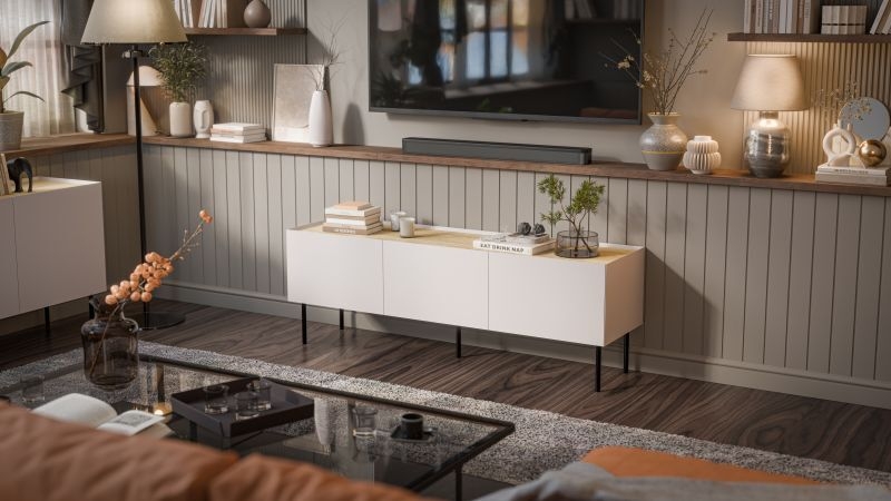 FELLINI szafka RTV 150 kaszmir/kaszmir ( 1 szt.=2 p. )