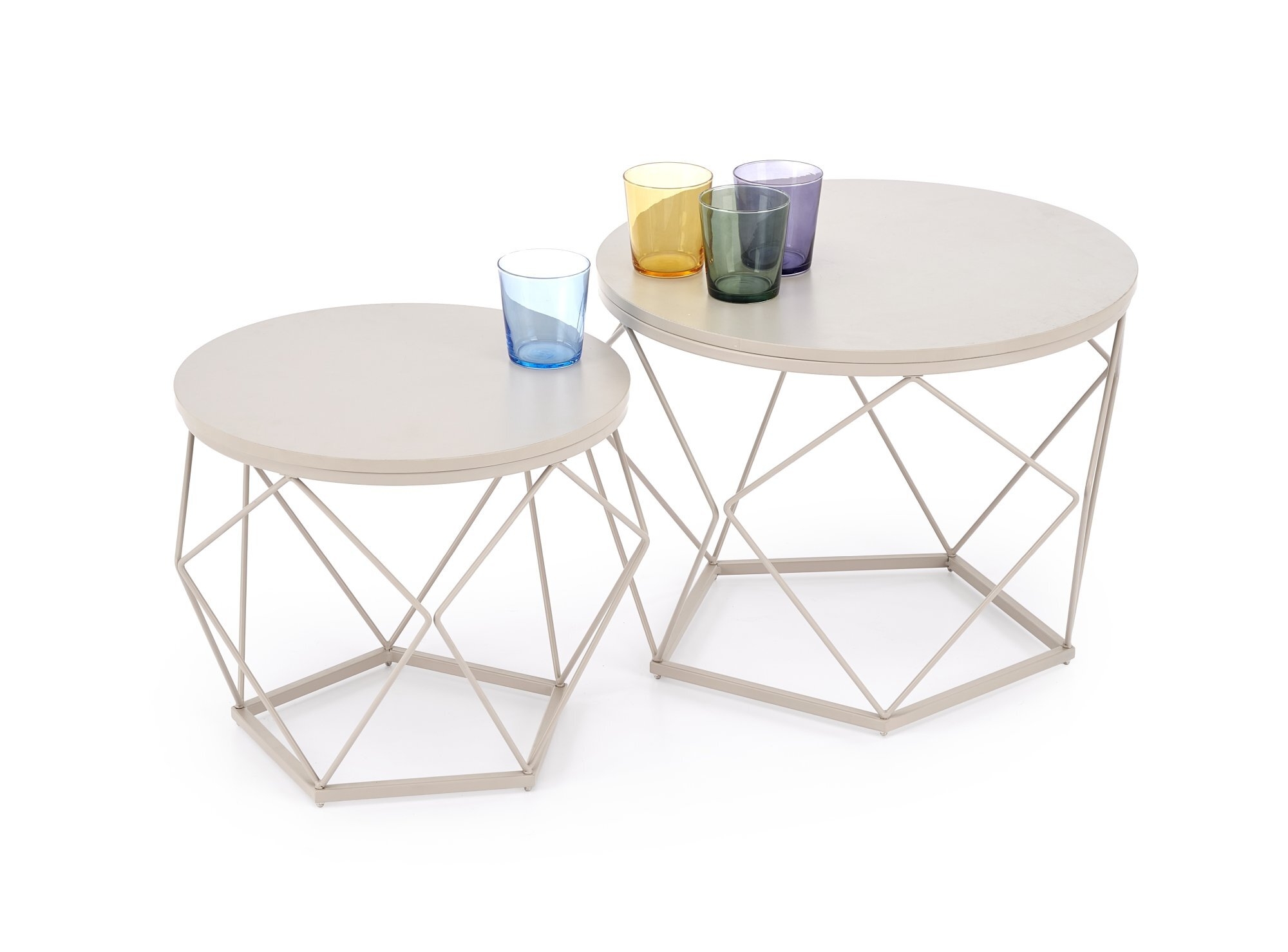 CIELO zestaw 2 ław kaszmirowy (1p=1set)