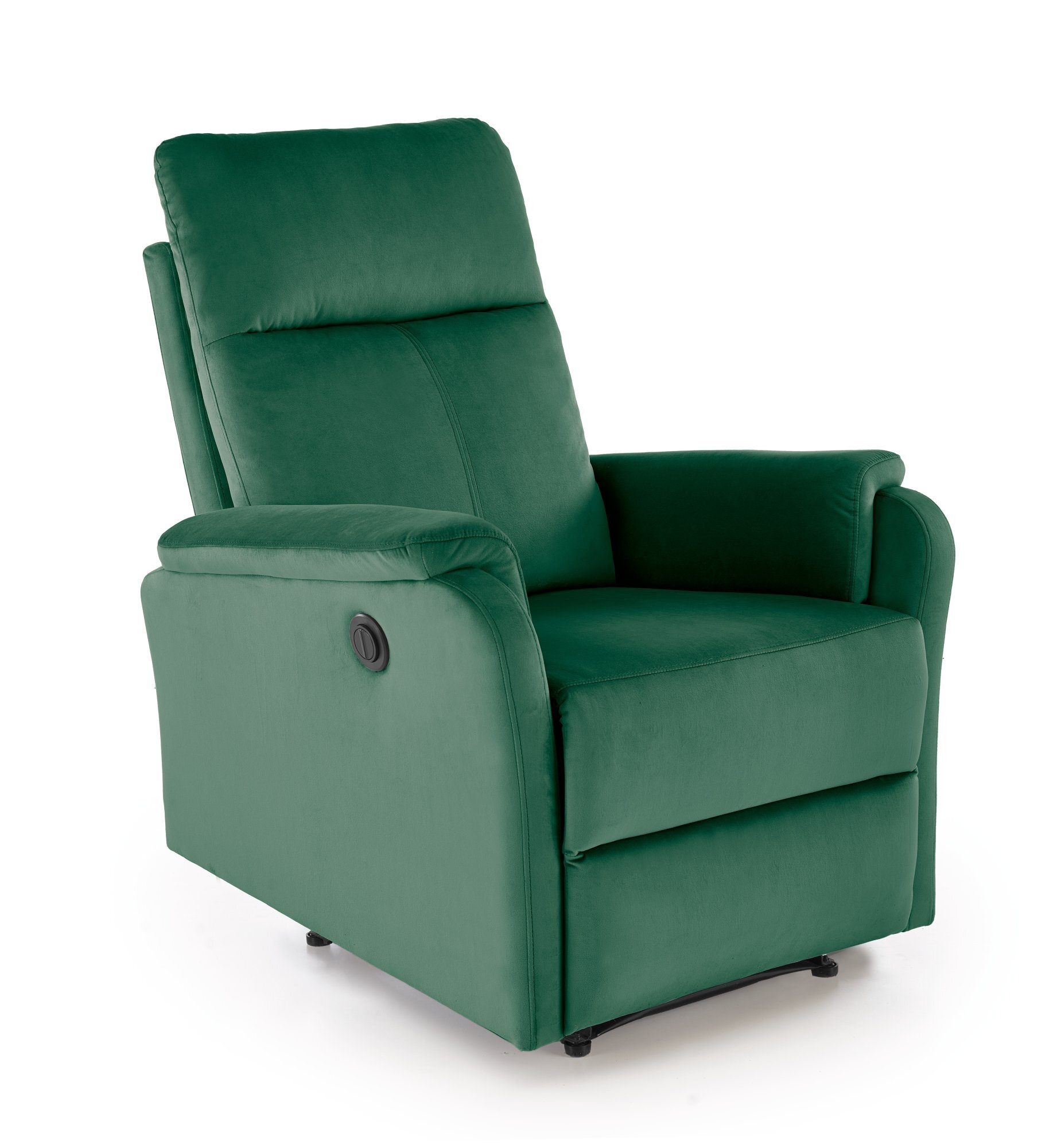 CROCUS fotel wypoczynkowy z funkcją elektrycznego rozkładania, c.zielony (1p=1szt)