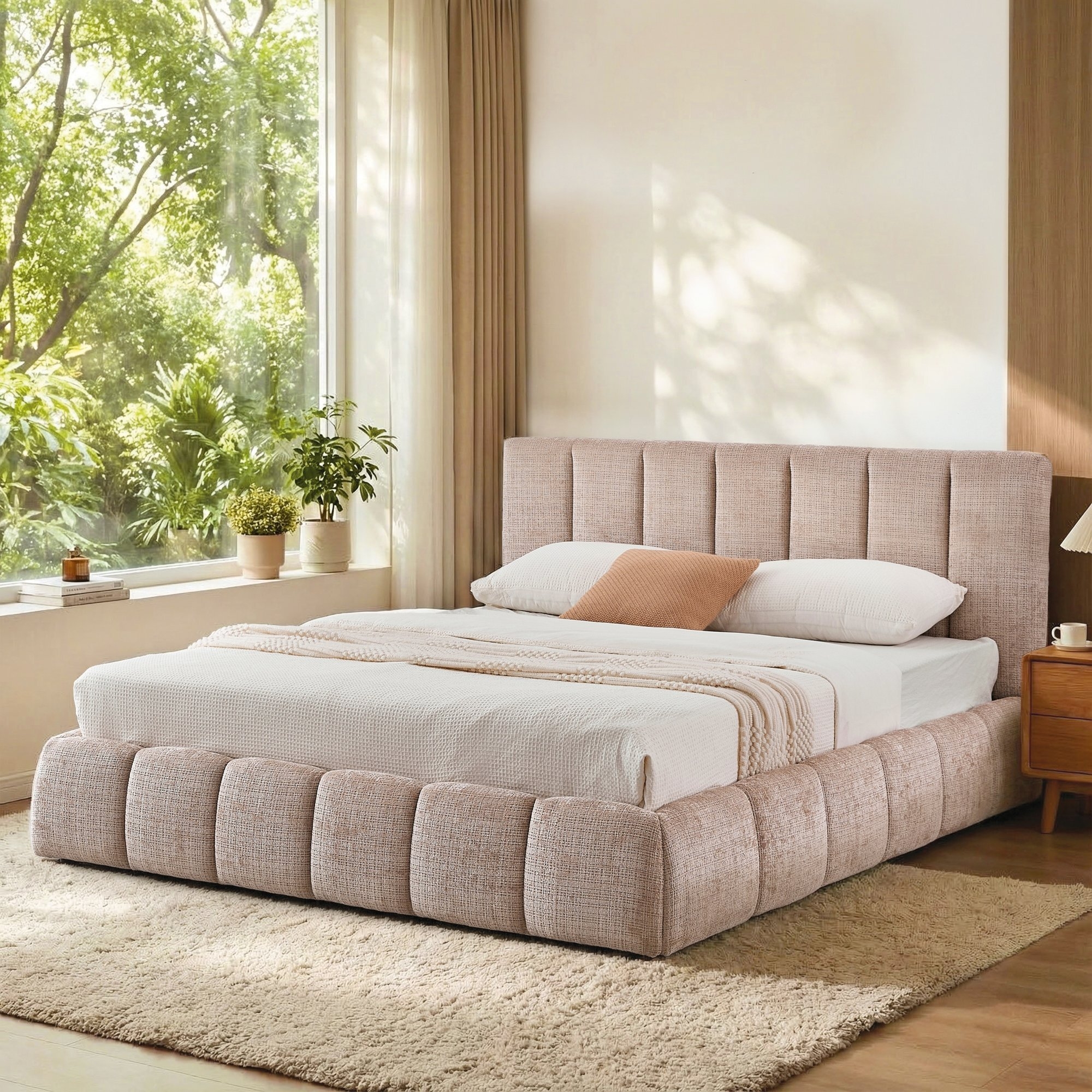 DAISY 160 łóżko beżowy (2p=1szt)