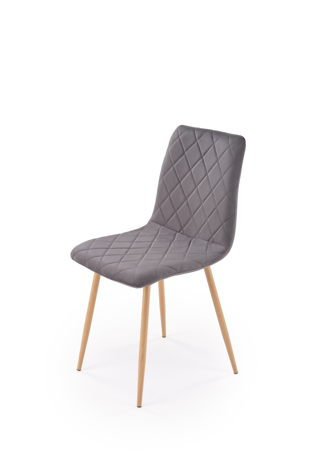 K525 WD krzesło popielaty / naturalny (1p=4szt)