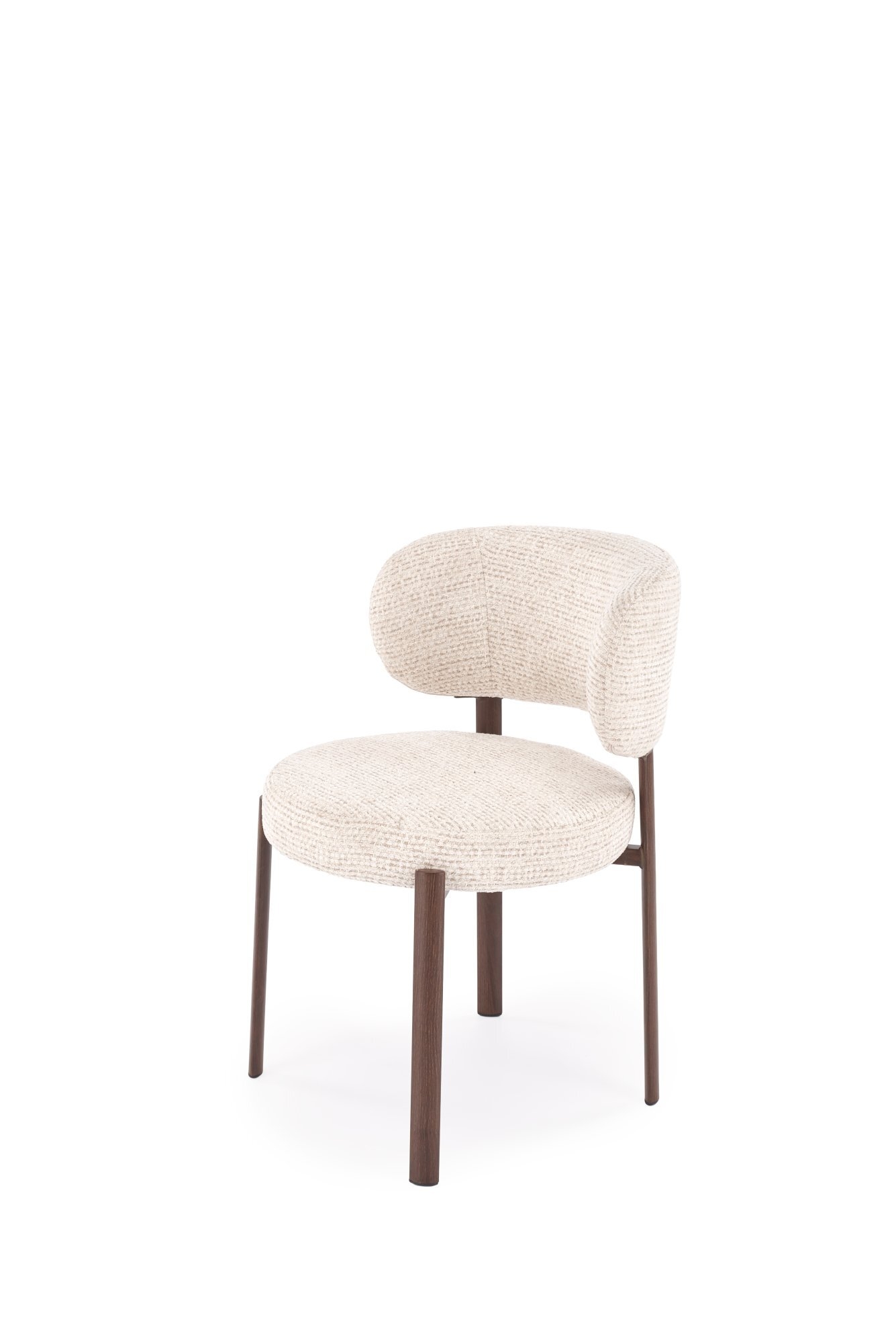 K605 krzesło jasny beżowy / orzechwy (1p=2szt)