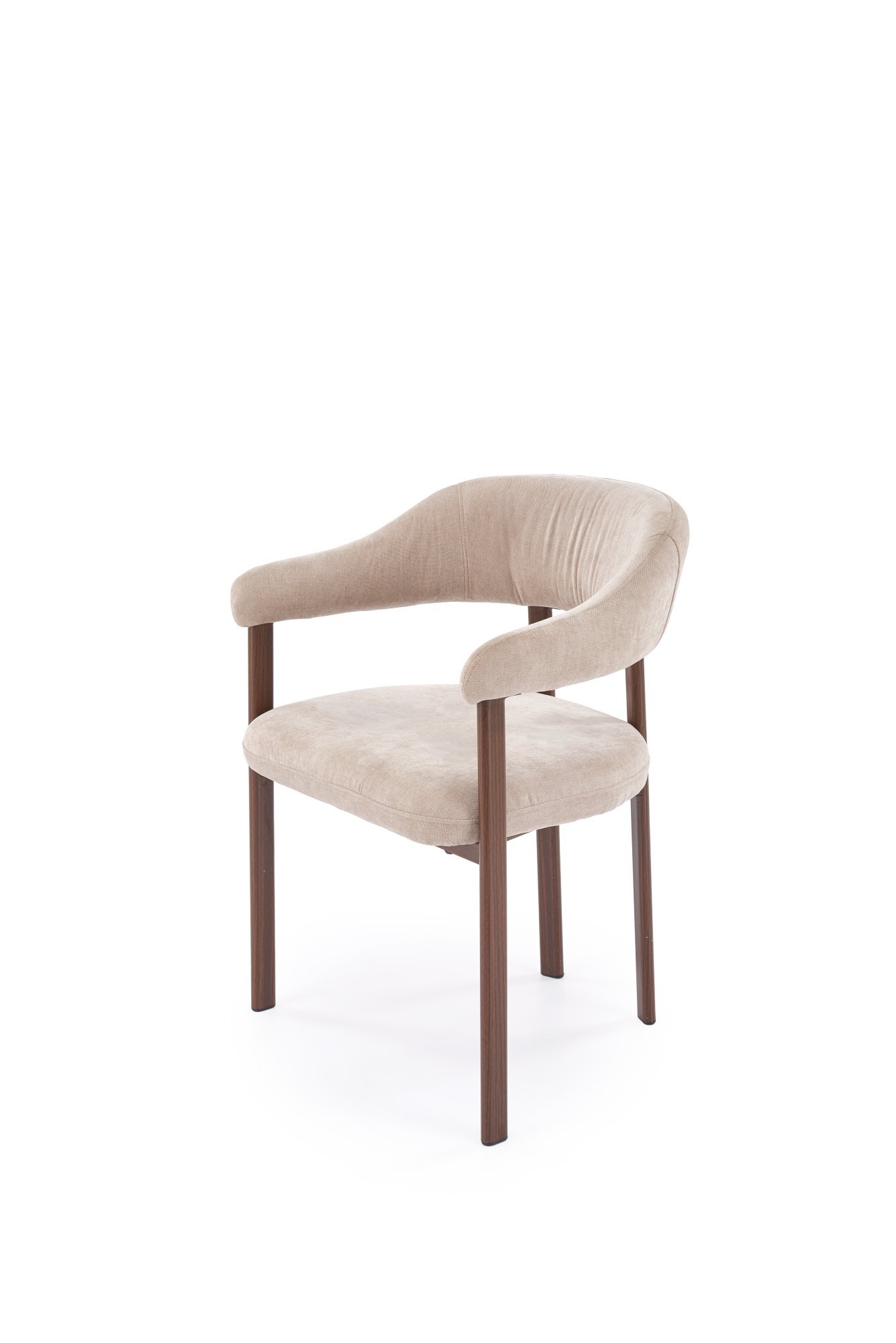 K616 krzesło beżowy / orzechowy (1p=2szt)