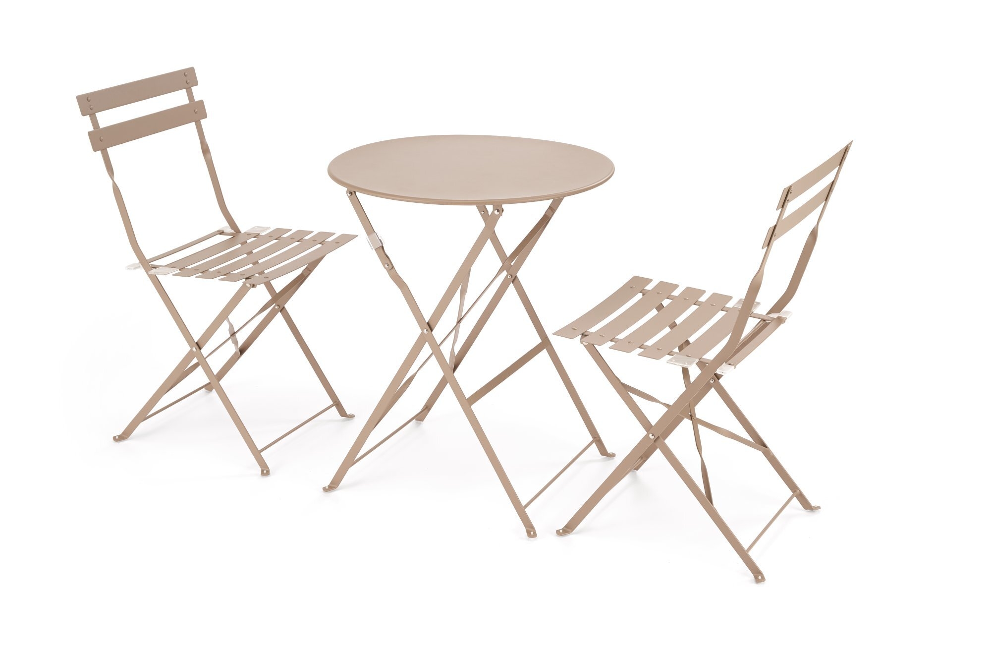LIVORNO zestaw ogrodowy (stolik i 2 krzesła), cappuccino (1p=1szt)