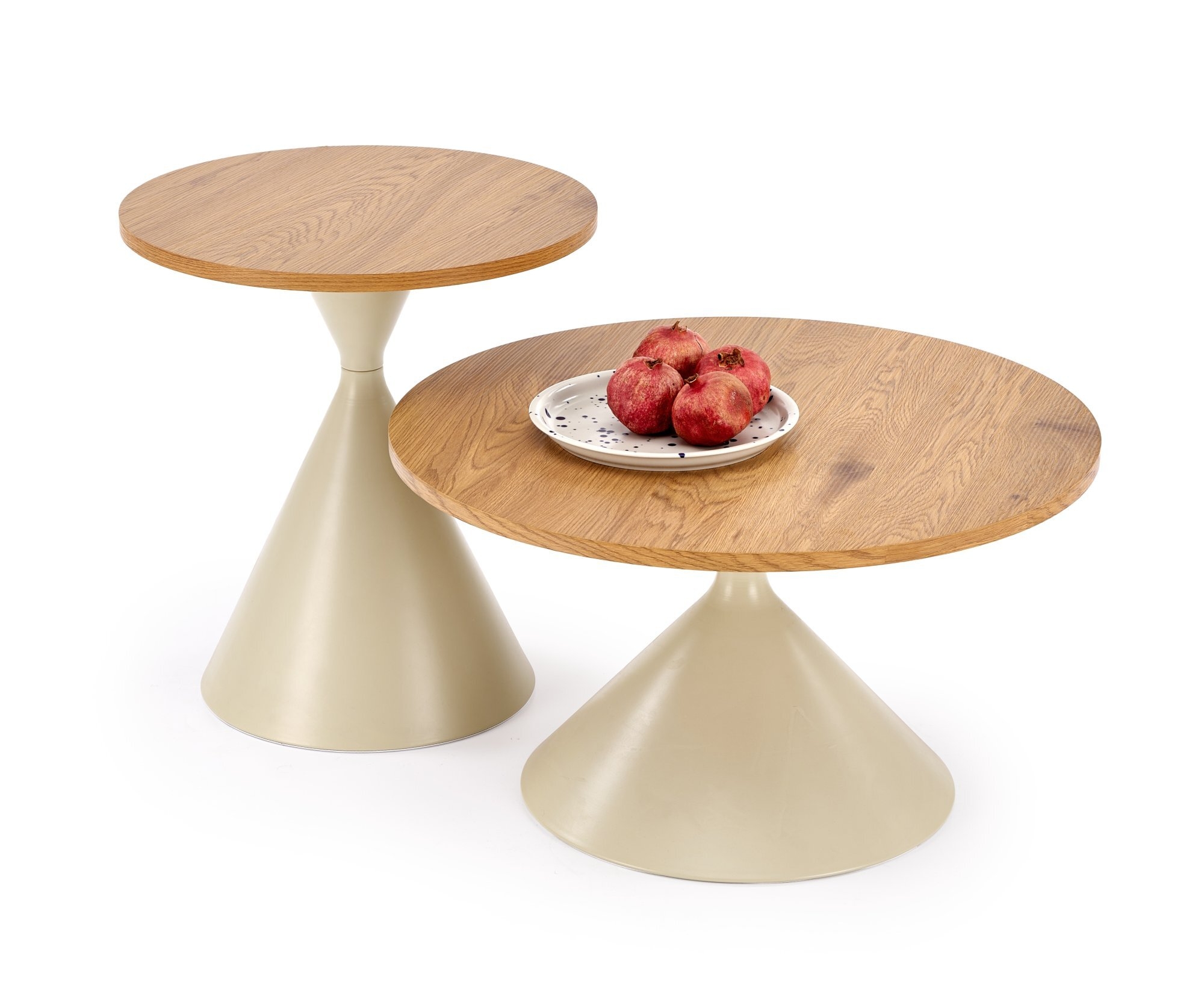 PILAR zestaw 2 ław dąb naturalny / kaszmir (2p=1set)