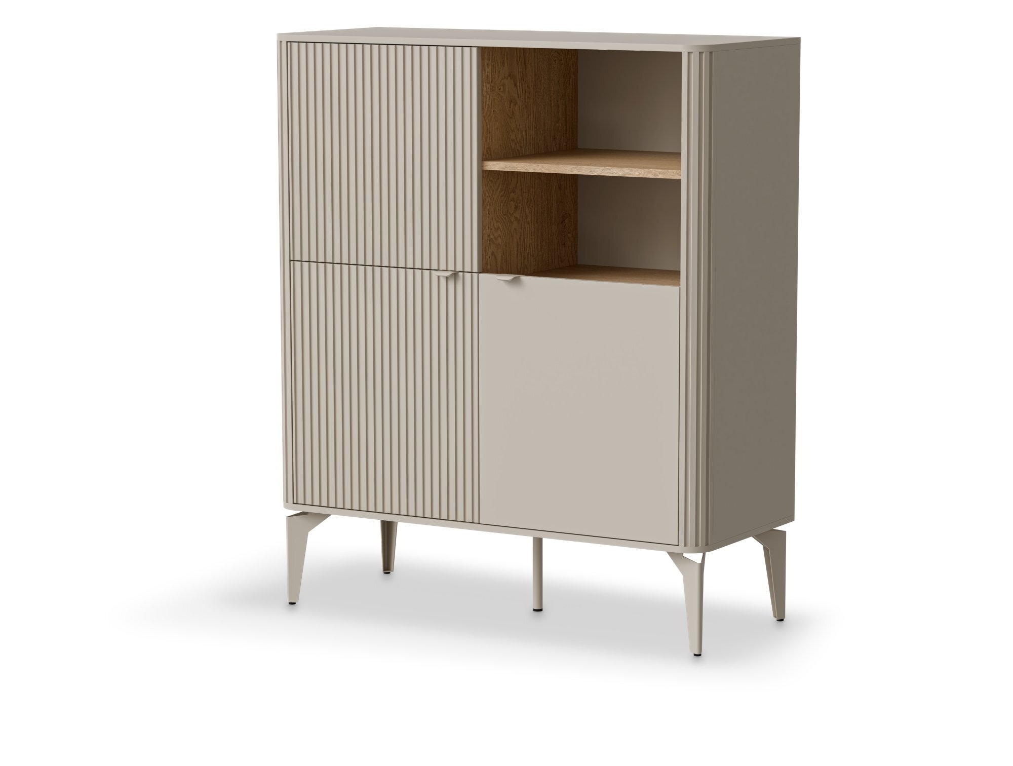 BELUCI KM-2 komoda kaszmir / dąb cremona (2p=1szt)