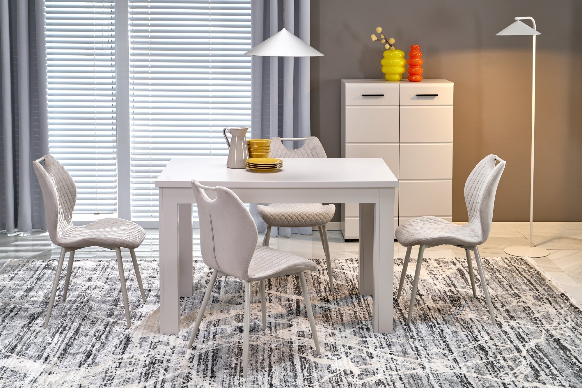 GIZMO stół rozkładany blat - kaszmir, nogi - kaszmir (2p=1szt)