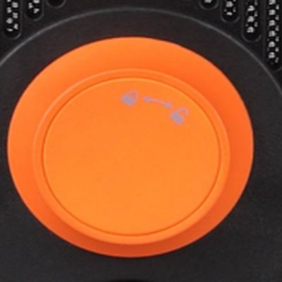 Fotel dla dzieci i młodzieży ErgoJunior BS Black - Czarny-pomarańczowy