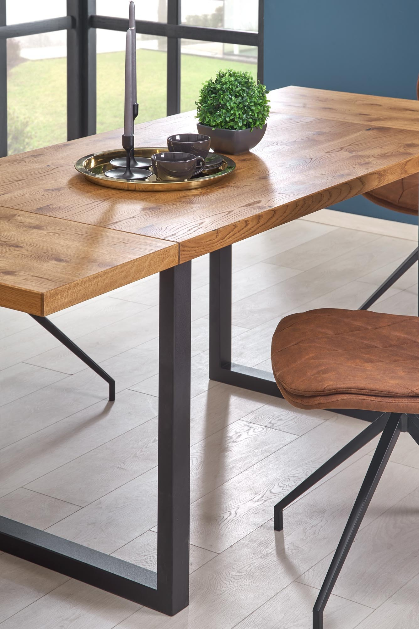 HORUS stół rozkładany 126-206/80/76h