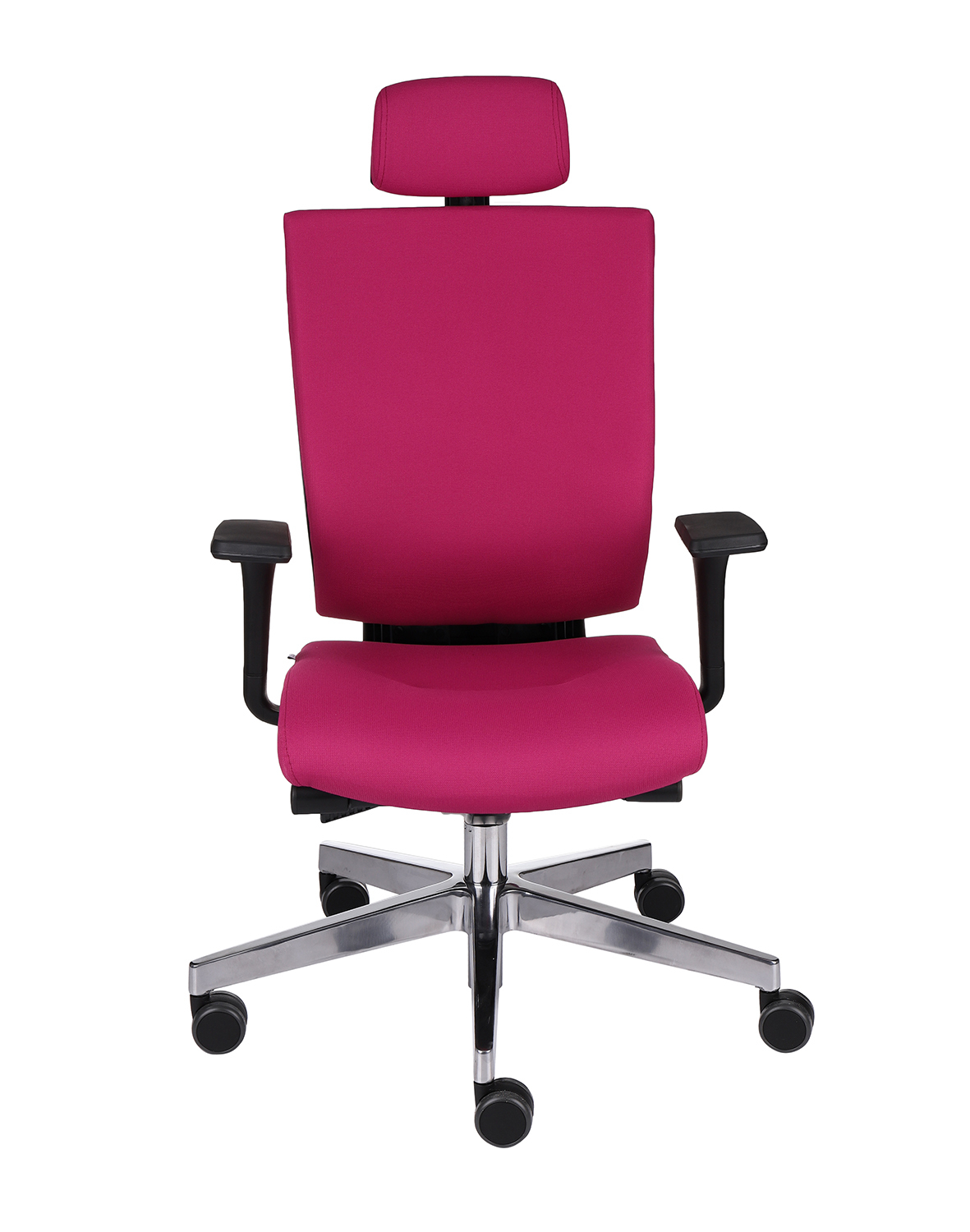 Fotel biurowy MAXPRO BT HD black/chrome