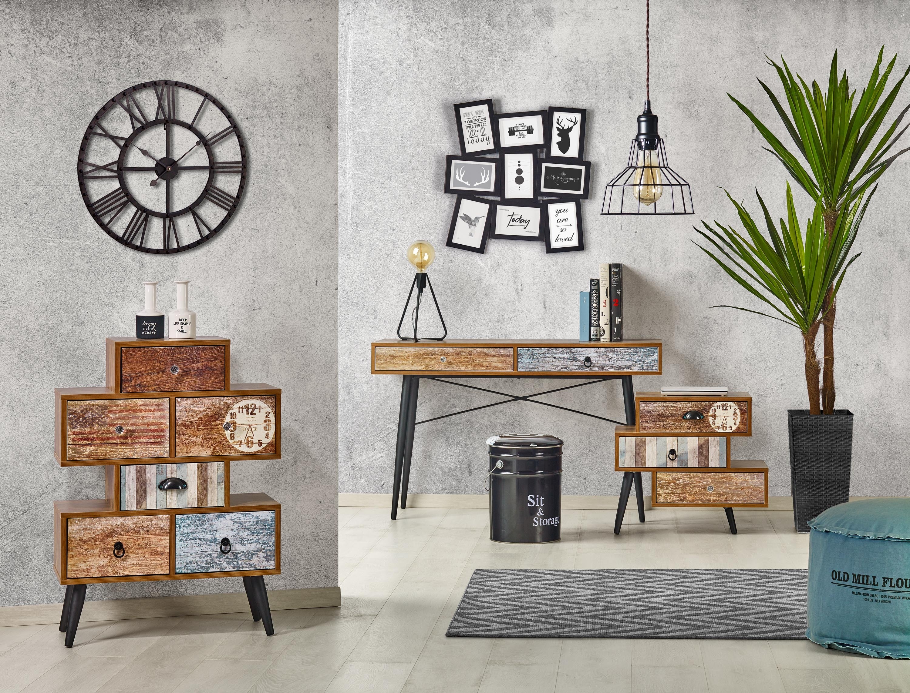 MEZO B1 biurko wielobarwny