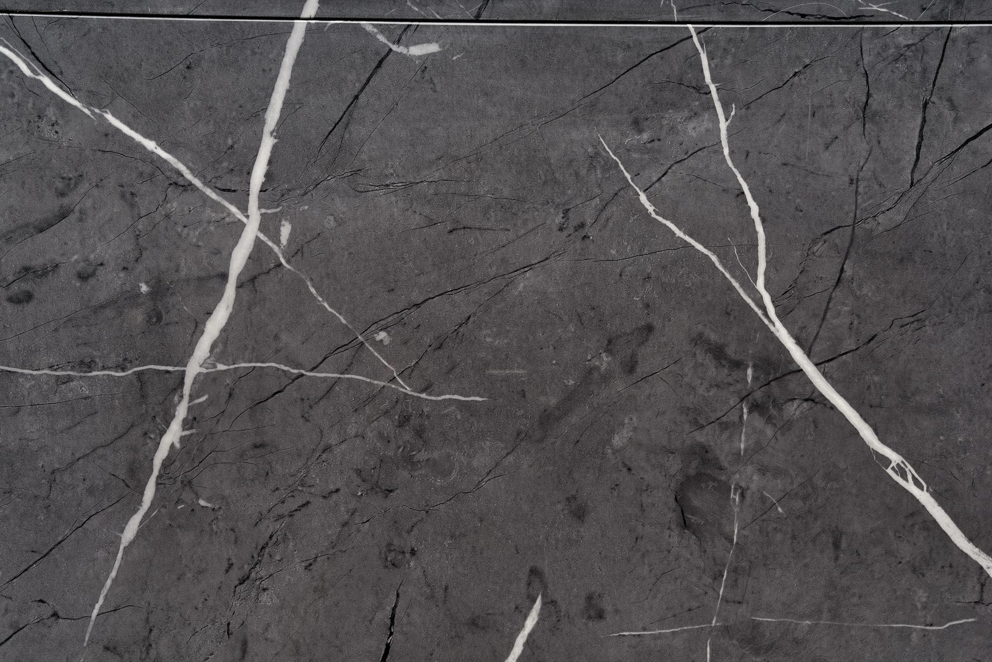 RICARDO stół rozkładany 120-160/120/76 cm, popielaty marmur