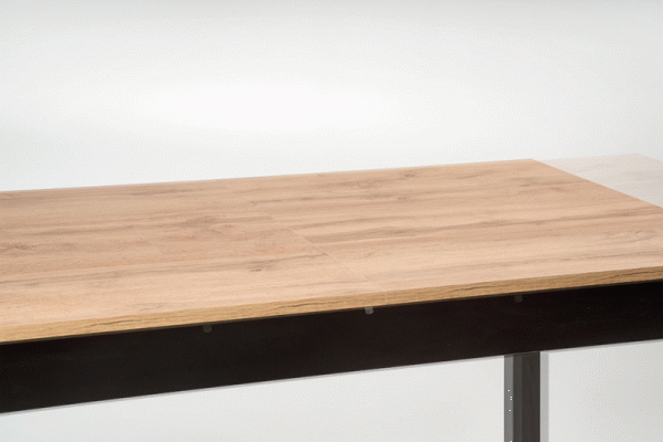 COBALT stół 120/68/77cm, kolor dąb wotan/czarny