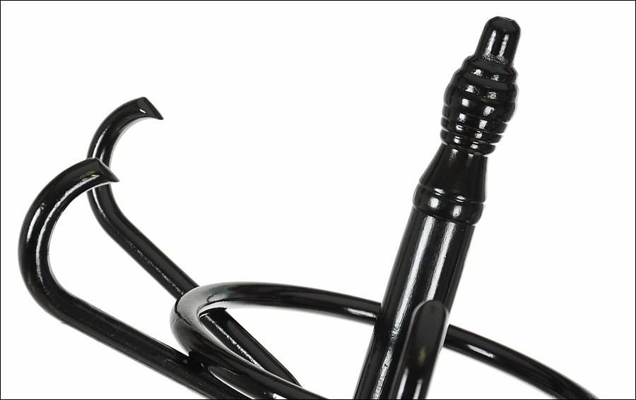 Wieszak drewniany WDR-1/BL CZARNY