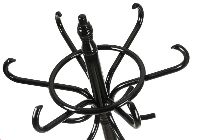 Wieszak drewniany WDR-1/BL CZARNY