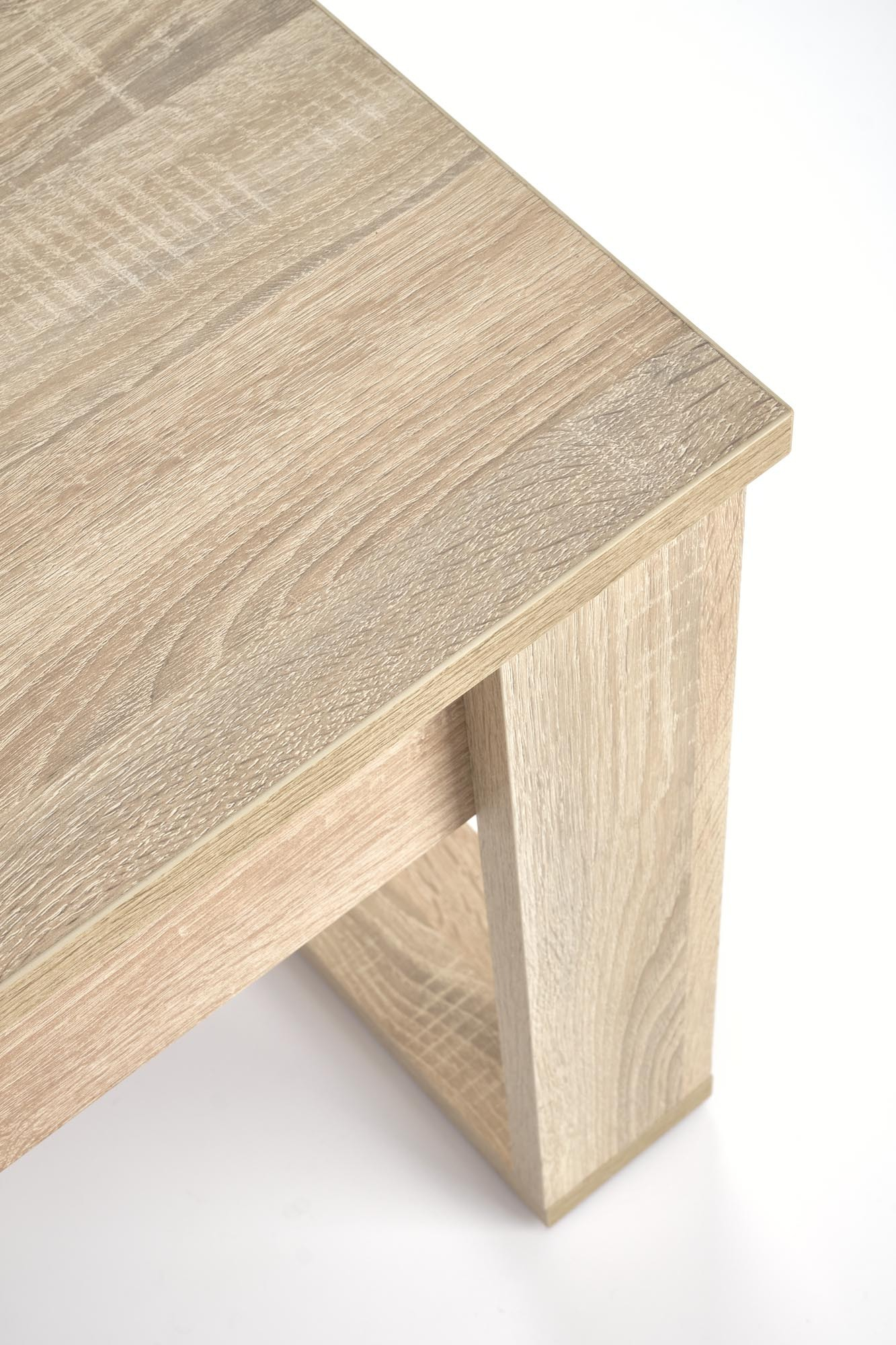 NEA KWADRAT ława z szufladą kolor dąb sonoma