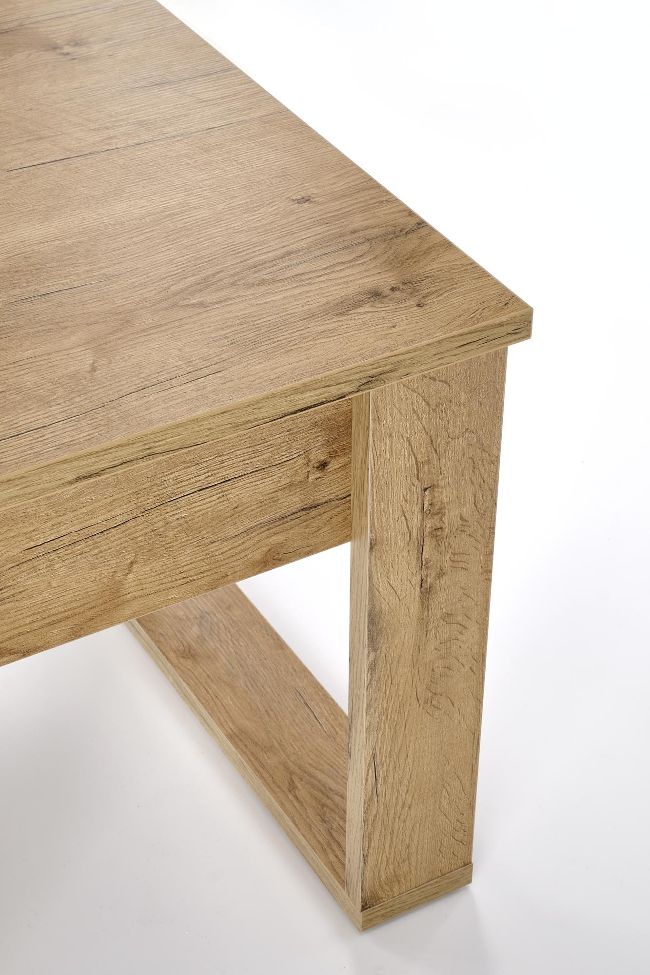 NEA KWADRAT ława z szufladą kolor dąb wotan