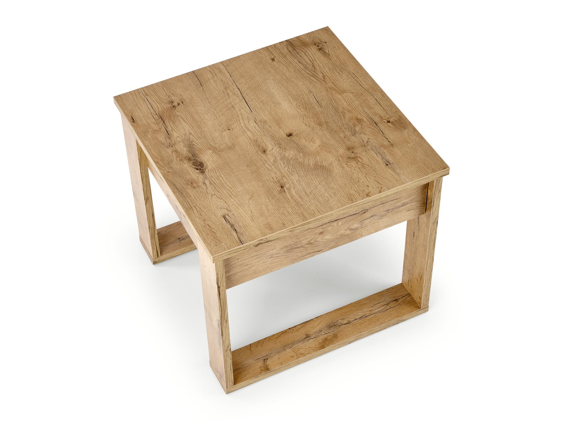 NEA KWADRAT ława z szufladą kolor dąb wotan