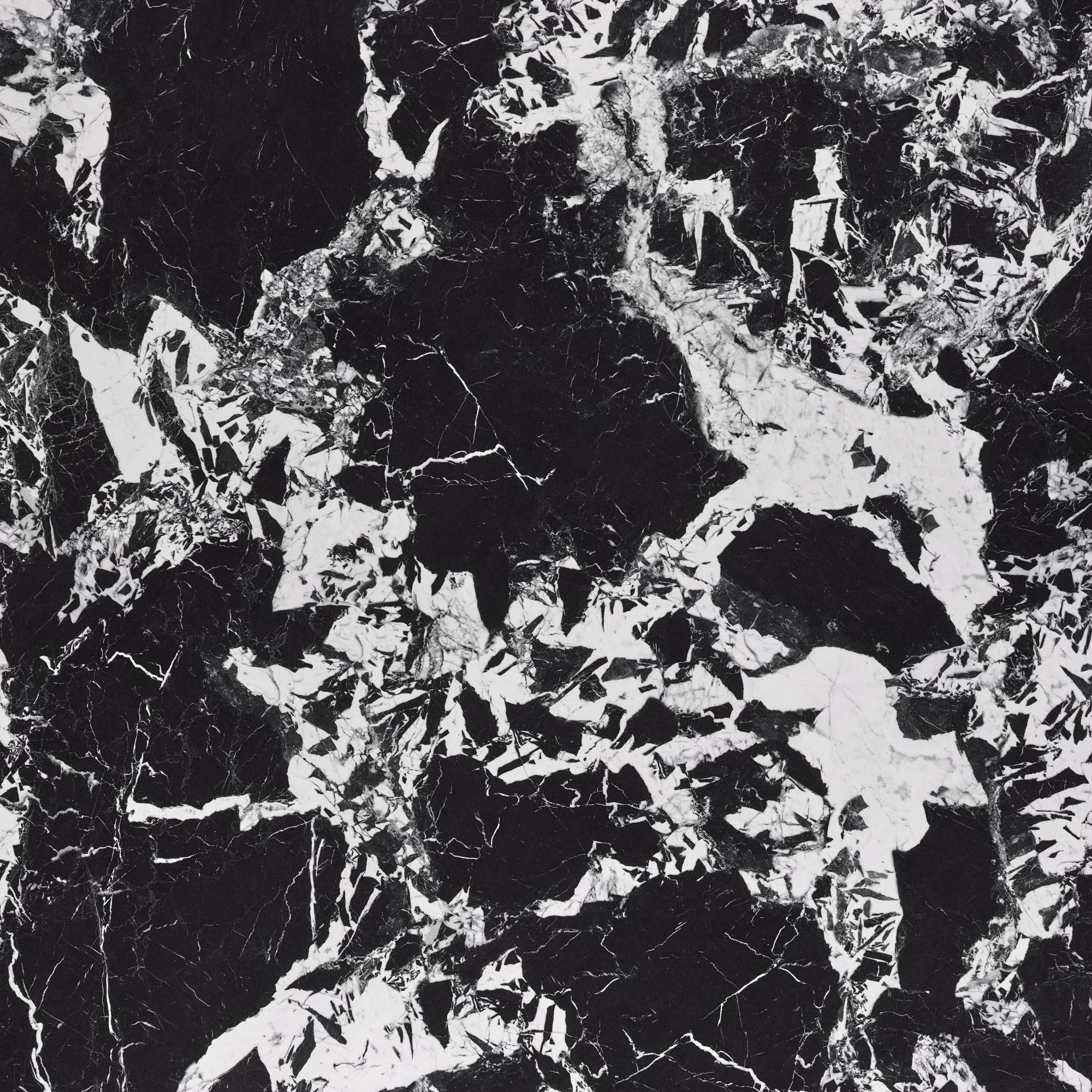 MANUEL stół okrągły 120/77 cm,  blat - czarny marmur, noga - czarny