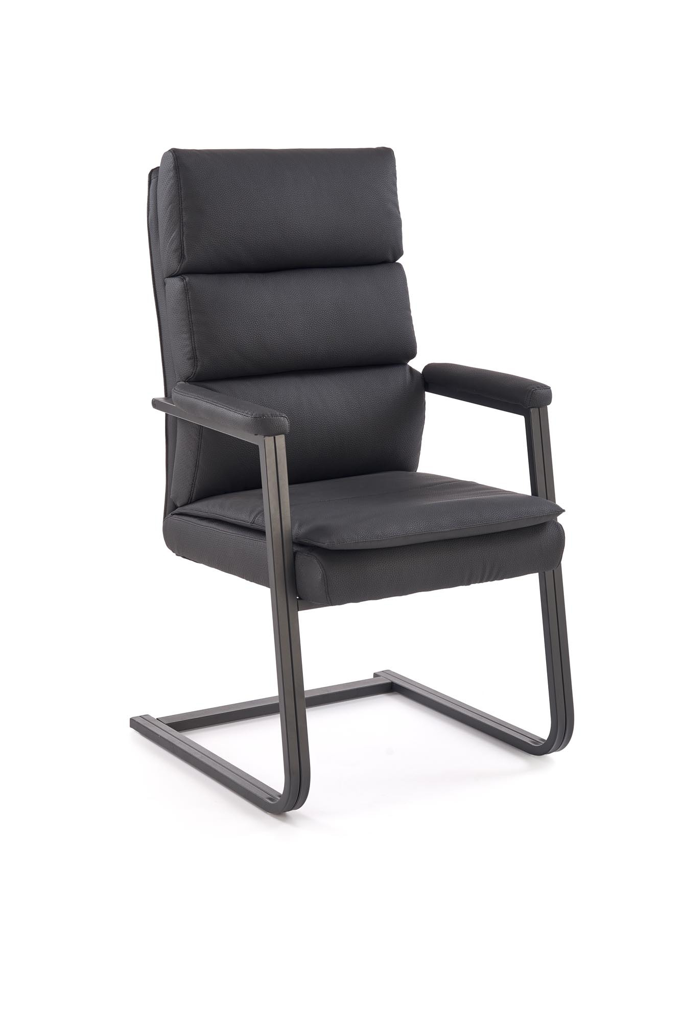 ADRIANO SKID fotel pracowniczy czarny