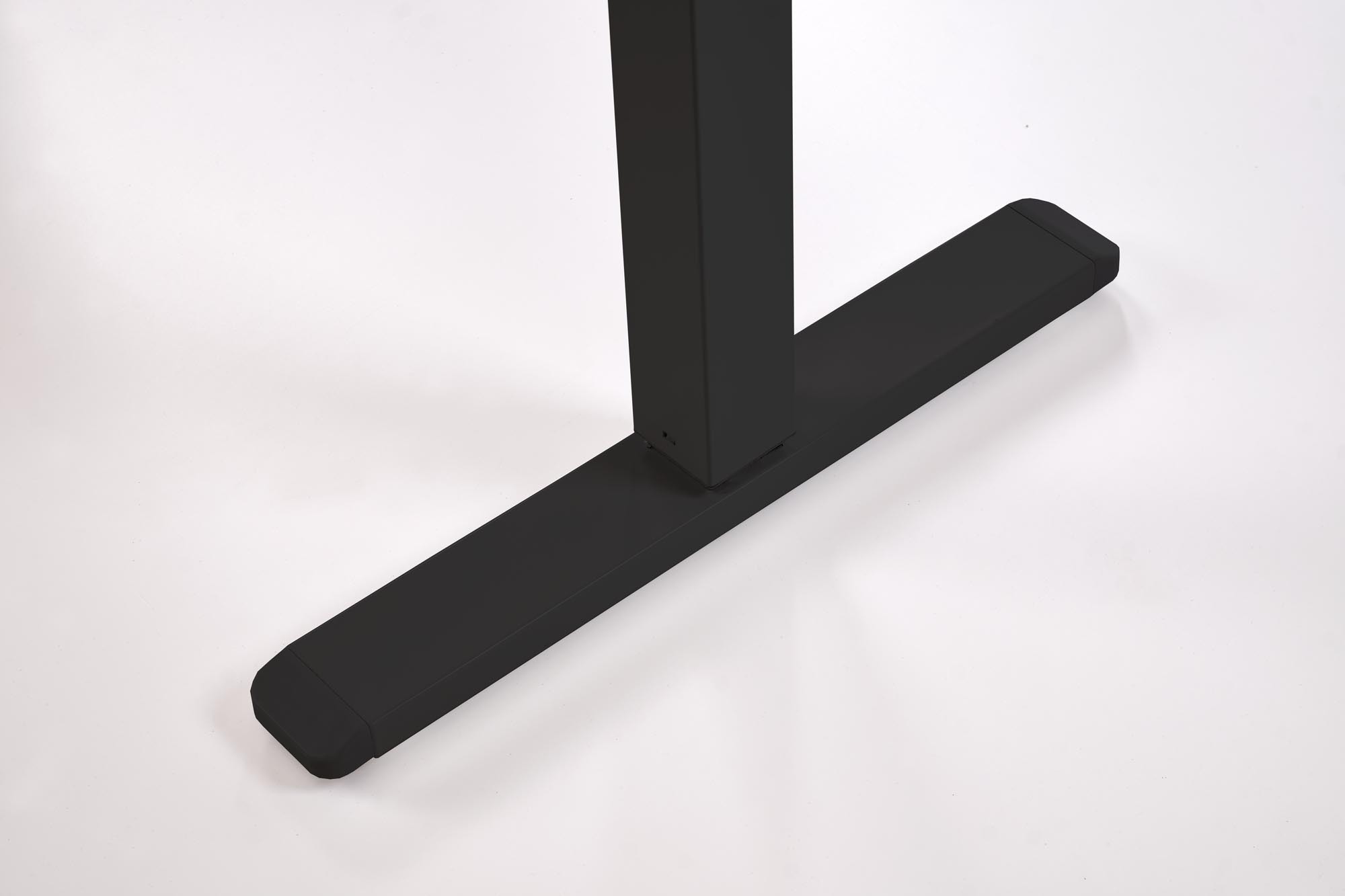 B54 biurko z funkcją regulacji wysokości, blat - dąb artisan, stelaż - czarny