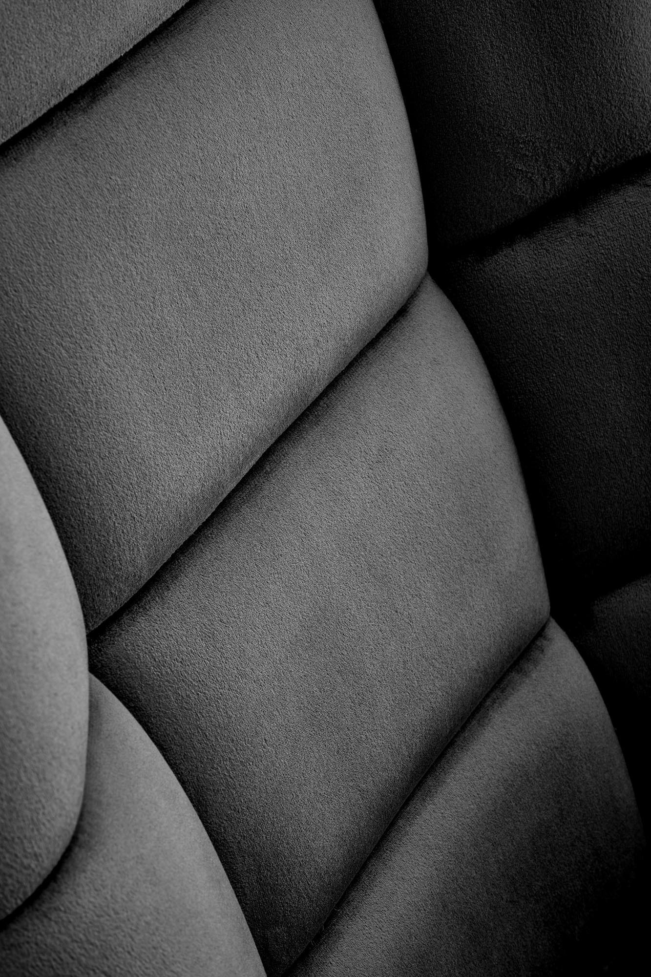 BAZALTO fotel bujany czarny