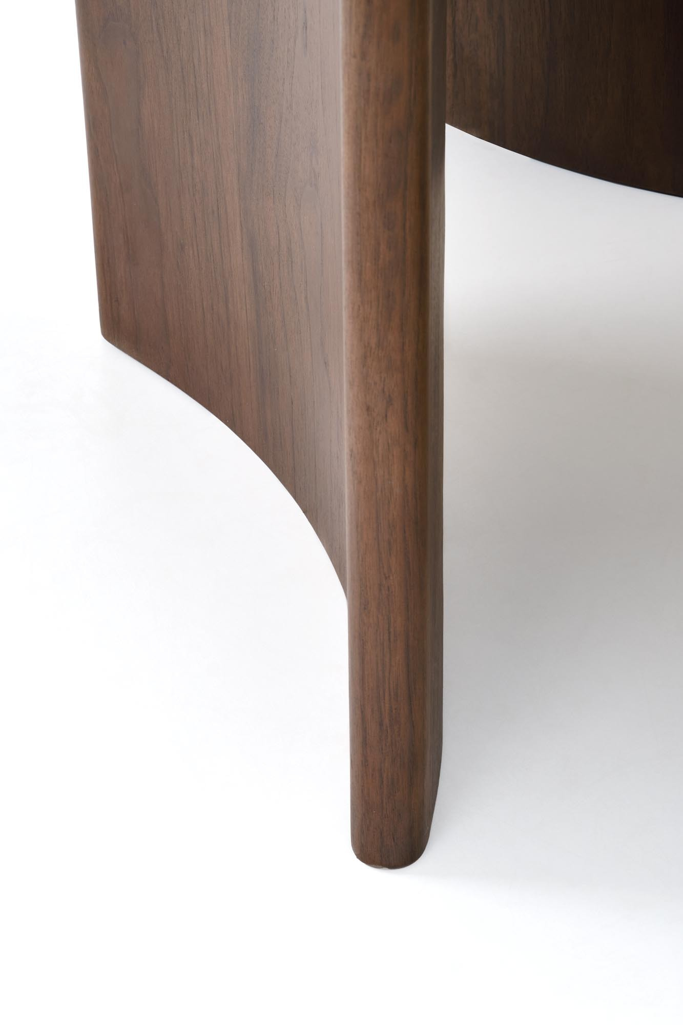 CALDO stół okrągły, orzechowy