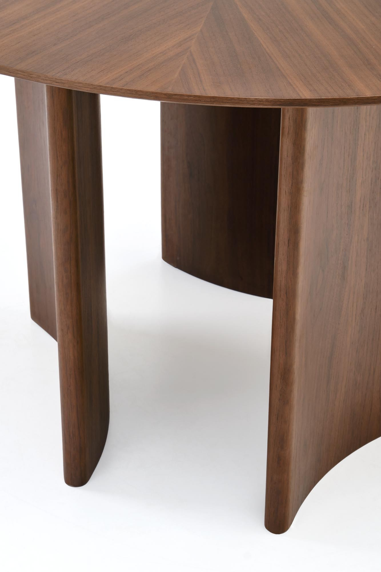 CALDO stół okrągły, orzechowy