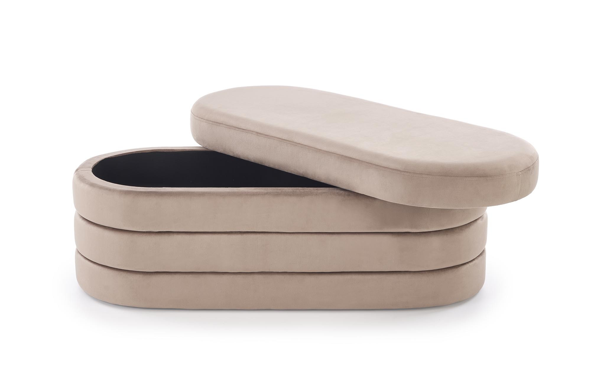 CALPI ławka z funkcją pojemnika, beżowy