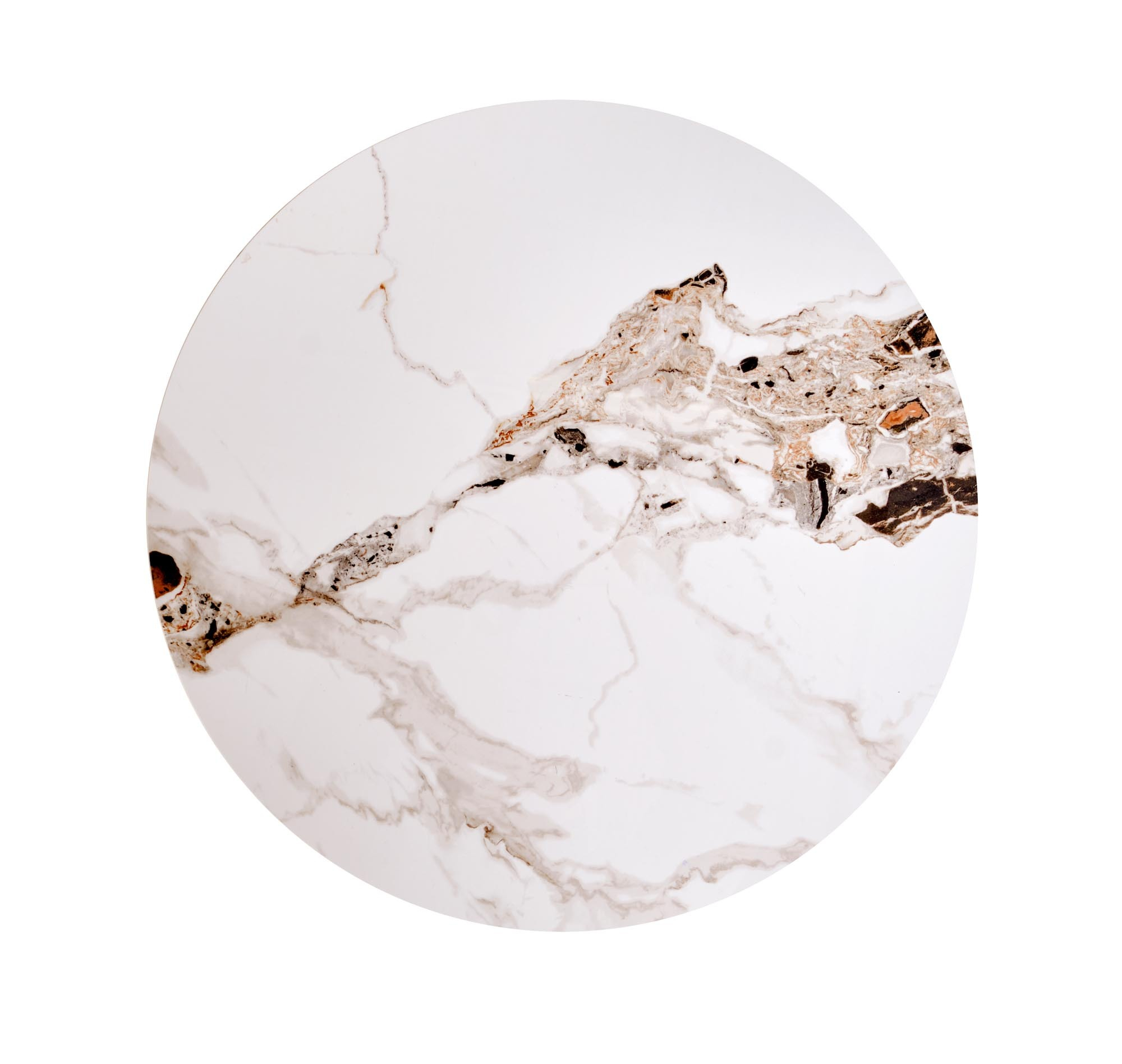 CARINA_S  ława beżowy marmur / orzechowy